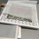 16x16 Picture Frame 3 Pack White Solid Wood for Mat 12x12 Wall Mounting Square Poster Frames