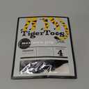 DOK TigerToes Premium Non-Slip Dog Socks for Hardwood Floors - Extra-Thick Grip that Works Even When Twisted - Prevents Licking, Slipping, and Great for Dog Paw Protection - Size Medium (Classic Grey)