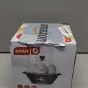 Dash Rapid Egg Cooker - Boiler, Poacher & Steamer - Includes Measuring & Recipe Guide - Dishwasher Safe - BPA Free - Holds 7 Eggs, Black