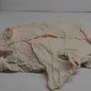 HOTGODEN Medium Weight 100% Cotton Muslin Fabric: 63 inch x 5 Yards Unbleached Muslin Linen Fabric Material for Sewing Material Apparel Cloth