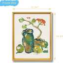 Canvas Floater Frames for 16"x20"Canvas Paintings,Canvas Frame,Floating Frames for Canvas with 0.6"~0.9" Deep for Wall Decor (Gold)