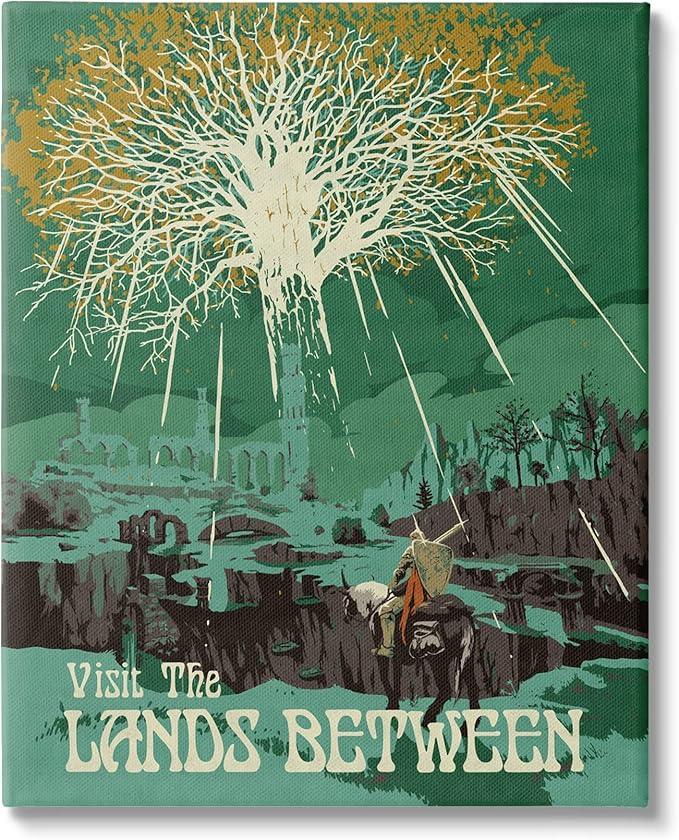 Visit The Lands Between Scenery Wall Plaque Art,"18x12"