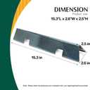 7636 Flavorizer Bars for Weber Spirit 2 Grill Parts, Replacement Parts for Weber Spirit II & I E310 E320 S310 S320 Grills, Flame Guard for Weber GS4 Spirit II 67046 69797 68843, Porcelain-enameled