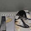 4 Pcs Black Butterfly Shower Curtain Set with Rugs Grey and Gold Bathroom Set Modern Bathroom Accessories Decor with Bath Mats,Rugs