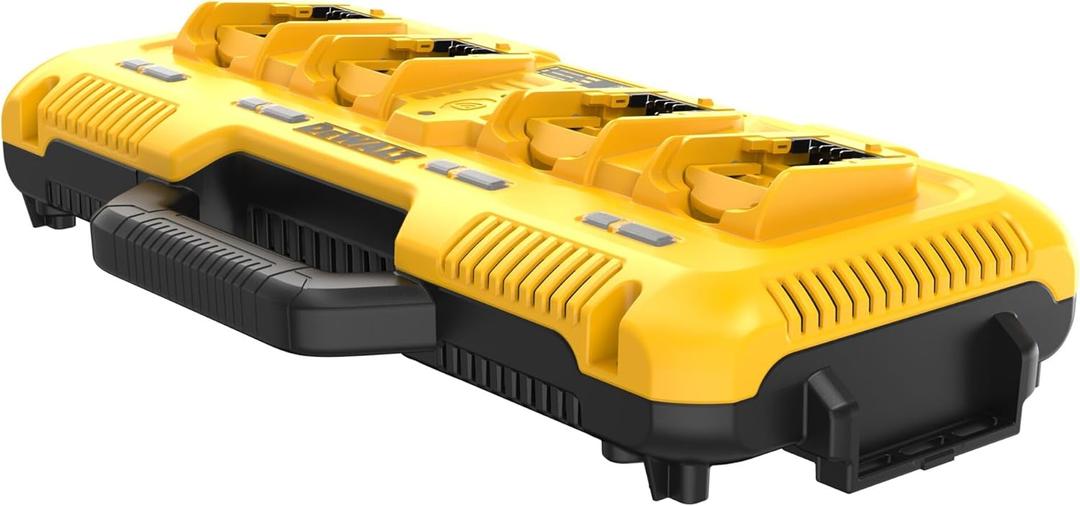 DEWALT Battery Charger for 12V MAX, 20V MAX and FLEXVOLT 20V/60V MAX Batteries, 8 Amp, 4 Port Simultaneous Fast Charging Station (DCB104) defective only half of the chargers work