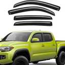Rain Guards in-Channel Fit for 2016-2023 Toyota Tacoma Double Cab 4 PCS