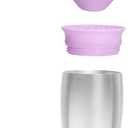 Munchkin Stainless Steel Sippy Cups for Toddlers 1-3, Spill Proof Miracle 360 Cup, Insulated, 10 Ounce, Purple