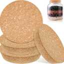 4 PCS Large Cork Bottle Stoppers 5.51x 4.72x 1.18 Inch Tapered Plugs Cork Canning Jar Lids Replacement Corks for Wines, Decorative Bottles, Jars, Arts, DIY Crafts