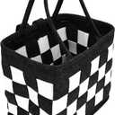 Bike Basket Front for Bike, Woven Felt Bicycle Handlebar Basket for Adults, Detachable Storage Basket for Commuting, Shopping, Picnic, Daily Riding Accessories