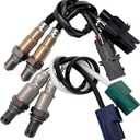 4Pcs Upstream & Downstream Oxygen Sensor Kit (2*234-5060 + 234-4297 + 234-4313) Compatible with 2005-2006 Nissan Frontier/Pathfinder/Xterra V6 4.0L - Replaces 250-25005, 250-24951, 250-24403