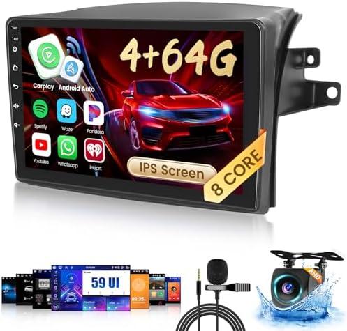 Inefala 4GB 64GB Stereo for Toyota Sienna 2004 2005 2006 2007 2008 2009 2010 CarPlay Radio 8 Core Android 13 Head Unit Android Auto Backup Camera IPS 9 Inch Touchscreen GPS DSP 59UI