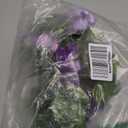 Floweroyal 2 Pack Artificial Flower Garlands 15.8FT Fake Rose Vines Silk Flowers Hanging Rose Ivy for Wedding Arch Party Home Garden Wall Decor (Purple)
