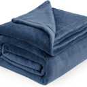 Bedsure GentleSoft Fleece Bed Blankets Full Size Mineral Blue - Soft Lightweight Plush Fuzzy Cozy Luxury Blanket Microfiber, 84x90 inches