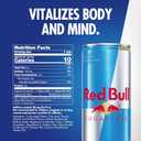 Red Bull Sugar Free Energy Drink with 80mg Caffeine plus Taurine & B Vitamins, 8.4 Fl Oz, Pack of 12 Cans (EXP 09/17/27)