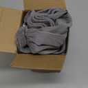 Biscaynebay Wrap Around Bed Skirts for Full & Full XL Beds 15" Drop, Silver Grey Adjustable Elastic Dust Ruffles Easy Fit Wrinkle & Fade Resistant Silky Luxurious Fabric Machine Washable