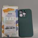 LOVE 3000 Designed for iPhone 16 Pro Case, Premium Silicone with [Soft Anti-Scratch Microfiber Lining] Shockproof Protective Phone Case for Men Women, Girls 6.3", Pine Green