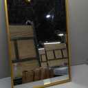 Ruomeng Wall Mirror, Traditional Vintage Baroque Mirror, Gold Framed Mirror for Bathroom, Entryway, Living Room, Hallway, 19 x 30.5
