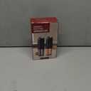 Gravity Electric Salt and Pepper Grinder Set Rechargeable, External Adjustable Coarseness, Automatic Salt and Pepper Shakers Mill with LED Light, 6oz/176ml Large Capacity, House Warming Gifts (2 Pack)