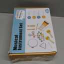 Baby Musical Instruments Set - Montessori Wooden 18 Month Old Baby Musical Toys, Toddler Percussion Instruments Xylophone Maracas Tambourine for Toddlers 1-3, 1 2 3 Year Old Girls Boys Birthday Gifts