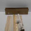 7 Tier Wooden Kids Bookshelf Book Holder Natural Wood Book Rack Storage Bookshelf for Kids Room Study Room Play Room Toy Storage Organizer (W: 29.52")