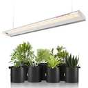 Spider Farmer SF600 LED Grow Lights 2x4 ft Coverage Sunlike Full Spectrum Plant Growing Lamp for Indoor Plants Seeding Veg Flower Energy Saving & High Efficiency Grow Light