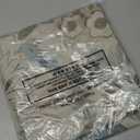 Mika Home Pack of 2 Decorative Throw Pillows Cases Cushion Cover for Sofa Couch Bed,Sunflower Pattern,20x20 Inches,Blue Cream