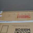 Keonjinn Vintage Mirror for Wall, 30" x 36" Antique Rectangular Black Mirrors with Metal Frame, Baroque Style Decoration for Mantle, Bathroom, Living Room, Fireplace, Bedroom, HD Shatterproof Glass