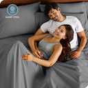 Bare Home Microfiber Pillow Cases - King Size Set of 2 - Cooling Pillowcases - Double Brushed - Grey Pillowcases 2 Pack - Easy Care (King Pillowcase Set of 2, Grey)