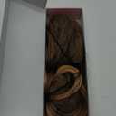 REECHO Ponytail Extension, 24" Claw Clip in Long Curly Wavy Ponytail Hair Extension Jaw Clip on Pony Tails Hairpiece for Women - Dark Brown to Blonde