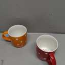 6 Pack Ceramic Coffee Mugs, 12 Oz Polka Dot Coffee Mugs Colorful Porcelain Mug Set for Coffee, Tea, Milk, Hot Chocolate