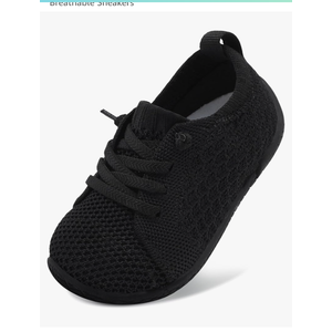 Toddler Boys Girls Shoes Barefoot Shoes Toddler Walking Shoes Kids Tennis Shoes Wide Lightweight Breathable Sneakers, 14.3