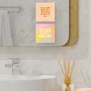 Kind Soul Shower Affirmation Cards - Positive Waterproof Affirmations for Women - Self Care Daily Mindfulness, Manifestation & Motivational Cards (Lucky Girl)