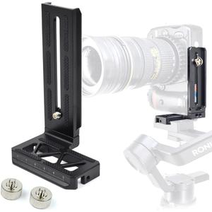 Aluminum L Bracket Vertical Shooting Quick Release Plate for DJI Ronin SC Gimbal Stabilizer Tripod Monopod and Camera