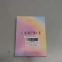 CJL HAIR 2PCs Small Cute Messy Bun Hair Piece for Thin Hair Women Mini Synthetic Curly Bun Scrunchies Updo Hairpieces Chocolate