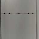 Fixwal 7 Tier Wall Mounted Shelf Unit White Floating Shelves with LED Lights Lack Wall Shelf for Home Decor Organizer Display