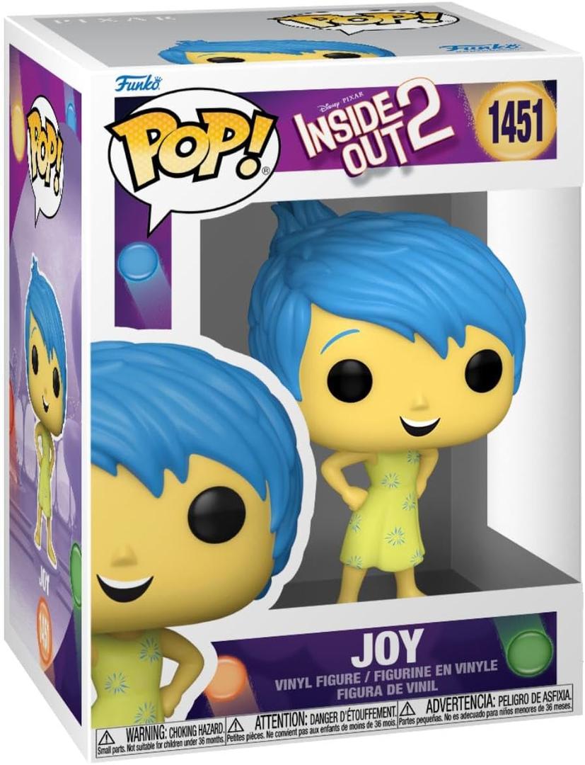 Funko POP! Disney: Inside Out 2- Joy - Collectable Vinyl Figure - Gift Idea - Official Merchandise - for Kids & Adults - Movies Fans - Model Figure for Collectors and Display