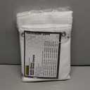 Barossa Design Stall Shower Curtain Fabric 48 x 72 inch, Waffle Weave, Hotel Luxury Spa, 230 GSM Heavy Duty, Water Repellent, Machine Washable, White Pique Pattern Decorative Bathroom Curtain