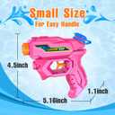 2 x Water Gun Mini Squirt Guns, Water Guns for Kids Adults Water Pistol Small Water Blaster for Boys Girls Toddlers, Summer Toys for Outdoor Ages 2-4, 3-5, 4-8