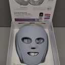 Shark CryoGlow LED Face Mask with Under-Eye Cooling, Anti-Ageing & Blemish Repair, Red & Blue LED, Infrared Light Therapy, USB-C, Remote Control, Storage Bag, Blue Frost, FW312
