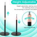 HOLD UP Tablet Stand Phone Holder 4.6"-10.5" Flexible 360 Degree Rotating Desktop Tablet Compatible with iPad iPhone Nintendo Switch Samsung Kindle eBook Reader (Tablet Floor Stand)