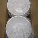 2pcs Sturdy Cutlery Holder White Ceramic With Metal Bracket Robust Silverware Caddy For Countertop - Spoon Holder Silverware Caddy