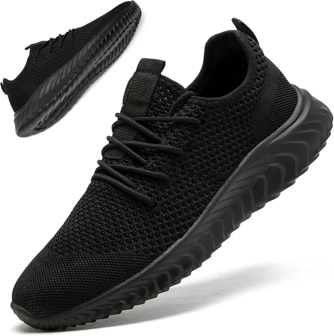 Womens Running Shoes Tennis Sneakers Non Slip Walking Gym Slip on Lightweight Workout Athletic Shoe (7.5)