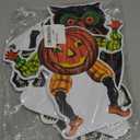 Beistle 6 Piece Corrugated Plastic Vintage Halloween Yard Signs With Stakes - Sturdy Outdoor Lawn Decorations - Photo Props For Party