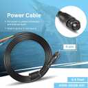 000-00128-001 4-pin Power Cord Fit for Simrad GO9/12, Vulcan 7/9/12, NSS EVO3, ZEUS2,ZEUS3 for Power in, Power Control Bus and External Alarm (6.5 Feet)