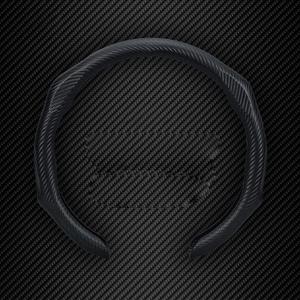 Quick Install Sporty Carbon Fiber Pattern Steering Wheel Cover Universal fit 14 to 15 inches Car Sendan Coupe SUV Pickup 14.5 to 15