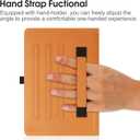 9"-10.5" Inch Universal Tablet Case, Protective Cover Stand Folio Case for 9 10 10.5 Inch Android Touchscreen Tablet, with Adjustable Fixing Silicon Band,Black