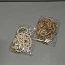 KLOGTSIND Kids Art Display Wall Decor, Wooden Beads Garland Frame Holder with 34 Clips for kids artwork, Photo, Wall Hanging Boho Room Bedroom Decor (Brown)