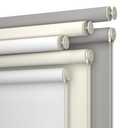 No Drill Blackout Roller Shade 26.5" W x 75" H, Grey