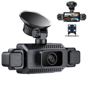 4 Channel Dash Cam 1080P Front 480P Rear WiFi Car Camera Night Vision Parking Mode Loop Recording Wide Angle Collision Detection