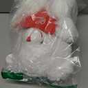 HollyHOME Teddy Bear Stuffed Animal Plush Bear with Red Bow Holding a Picture Frame Soft Plush Toy Holiday Toy Gift 12 Inches Whit